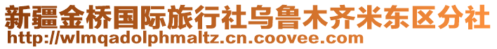 新疆金橋國際旅行社烏魯木齊米東區(qū)分社