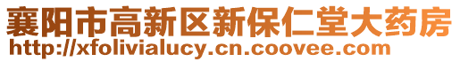 襄陽市高新區(qū)新保仁堂大藥房