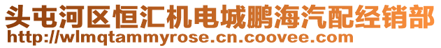 頭屯河區(qū)恒匯機(jī)電城鵬海汽配經(jīng)銷部
