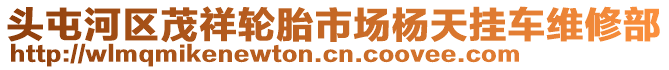 頭屯河區(qū)茂祥輪胎市場楊天掛車維修部