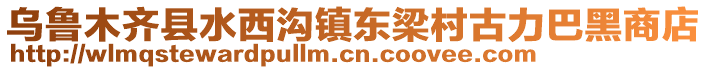 烏魯木齊縣水西溝鎮(zhèn)東梁村古力巴黑商店