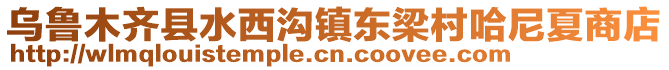 烏魯木齊縣水西溝鎮(zhèn)東梁村哈尼夏商店