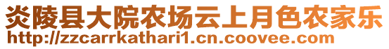 炎陵縣大院農(nóng)場云上月色農(nóng)家樂