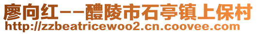 廖向紅--醴陵市石亭鎮(zhèn)上保村