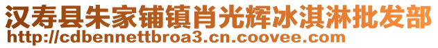 漢壽縣朱家鋪鎮(zhèn)肖光輝冰淇淋批發(fā)部