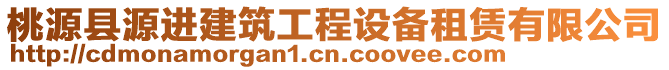 桃源縣源進建筑工程設備租賃有限公司