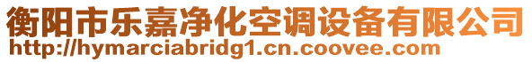 衡陽(yáng)市樂(lè)嘉凈化空調(diào)設(shè)備有限公司