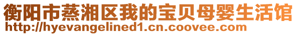衡陽市蒸湘區我的寶貝母嬰生活館