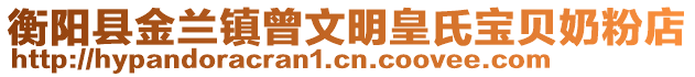 衡陽縣金蘭鎮曾文明皇氏寶貝奶粉店