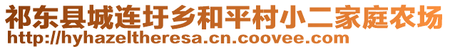 祁東縣城連圩鄉(xiāng)和平村小二家庭農(nóng)場