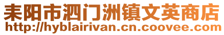 耒陽(yáng)市泗門(mén)洲鎮(zhèn)文英商店