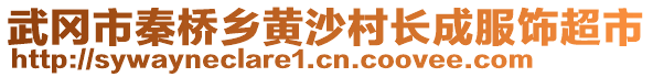 武岡市秦橋鄉(xiāng)黃沙村長(zhǎng)成服飾超市