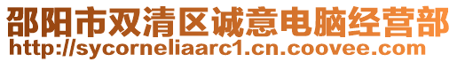 邵陽市雙清區(qū)誠意電腦經營部