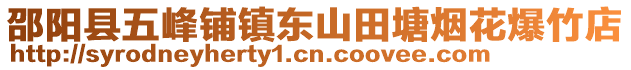 邵陽(yáng)縣五峰鋪鎮(zhèn)東山田塘煙花爆竹店