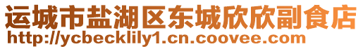 運城市鹽湖區(qū)東城欣欣副食店