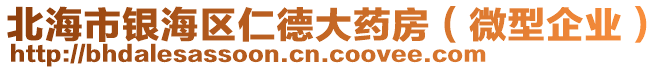 北海市銀海區(qū)仁德大藥房（微型企業(yè)）