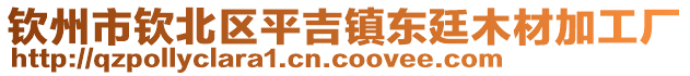 欽州市欽北區(qū)平吉鎮(zhèn)東廷木材加工廠