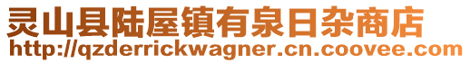 灵山县陆屋镇有泉日杂商店