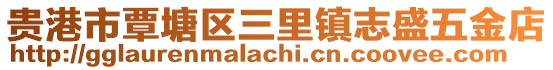 貴港市覃塘區(qū)三里鎮(zhèn)志盛五金店