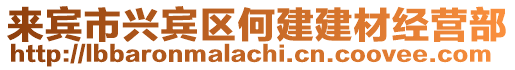 來賓市興賓區(qū)何建建材經(jīng)營部