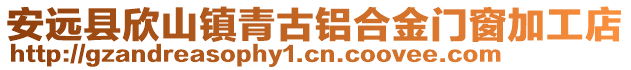 安远县欣山镇青古铝合金门窗加工店