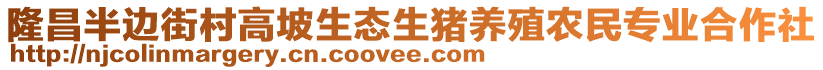 隆昌半邊街村高坡生態(tài)生豬養(yǎng)殖農(nóng)民專業(yè)合作社