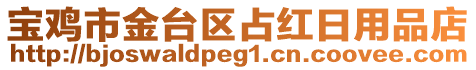 寶雞市金臺區(qū)占紅日用品店