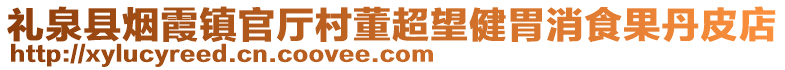禮泉縣煙霞鎮官廳村董超望健胃消食果丹皮店