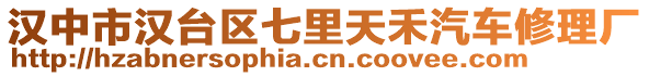 漢中市漢臺區(qū)七里天禾汽車修理廠