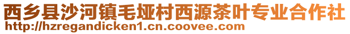 西鄉(xiāng)縣沙河鎮(zhèn)毛埡村西源茶葉專業(yè)合作社