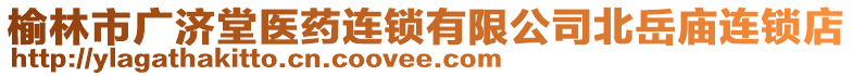 榆林市廣濟(jì)堂醫(yī)藥連鎖有限公司北岳廟連鎖店