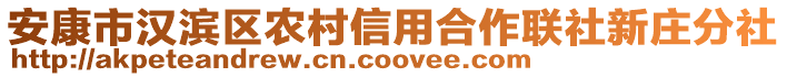 安康市漢濱區(qū)農(nóng)村信用合作聯(lián)社新莊分社