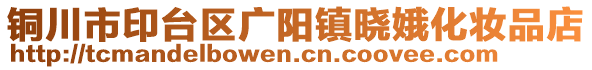 銅川市印臺區(qū)廣陽鎮(zhèn)曉娥化妝品店