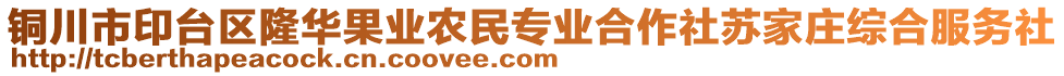 銅川市印臺區(qū)隆華果業(yè)農(nóng)民專業(yè)合作社蘇家莊綜合服務(wù)社