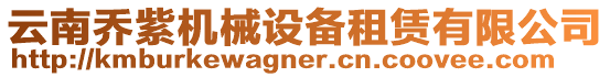 云南喬紫機(jī)械設(shè)備租賃有限公司