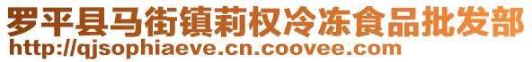 羅平縣馬街鎮(zhèn)莉權(quán)冷凍食品批發(fā)部