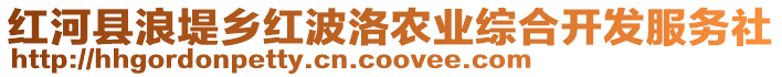 紅河縣浪堤鄉(xiāng)紅波洛農(nóng)業(yè)綜合開發(fā)服務(wù)社