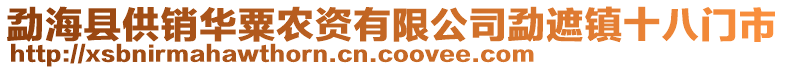 勐海县供销华粟农资有限公司勐遮镇十八门市