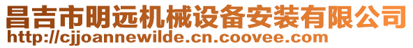 昌吉市明遠(yuǎn)機(jī)械設(shè)備安裝有限公司