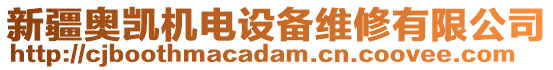 新疆奧凱機電設(shè)備維修有限公司