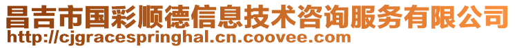 昌吉市國(guó)彩順德信息技術(shù)咨詢服務(wù)有限公司