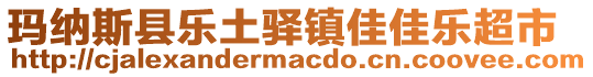 瑪納斯縣樂(lè)土驛鎮(zhèn)佳佳樂(lè)超市