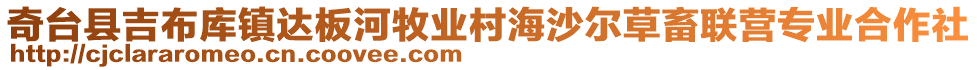 奇臺縣吉布庫鎮(zhèn)達板河牧業(yè)村海沙爾草畜聯(lián)營專業(yè)合作社