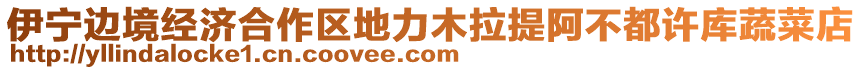 伊寧邊境經(jīng)濟(jì)合作區(qū)地力木拉提阿不都許庫(kù)蔬菜店