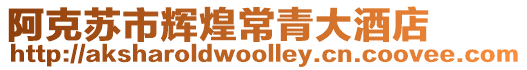 阿克蘇市輝煌常青大酒店
