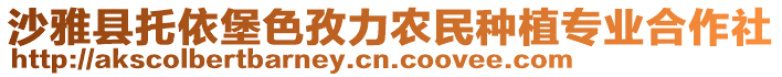 沙雅縣托依堡色孜力農(nóng)民種植專業(yè)合作社