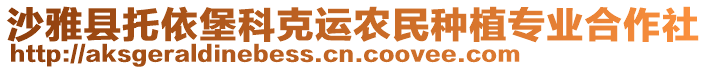 沙雅縣托依堡科克運(yùn)農(nóng)民種植專業(yè)合作社