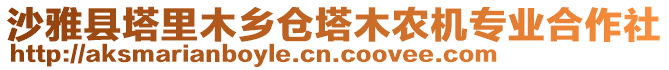 沙雅縣塔里木鄉(xiāng)倉(cāng)塔木農(nóng)機(jī)專業(yè)合作社