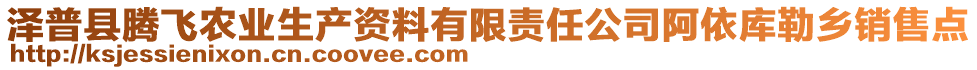 澤普縣騰飛農業(yè)生產資料有限責任公司阿依庫勒鄉(xiāng)銷售點