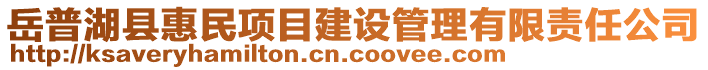 岳普湖县惠民项目建设管理有限责任公司